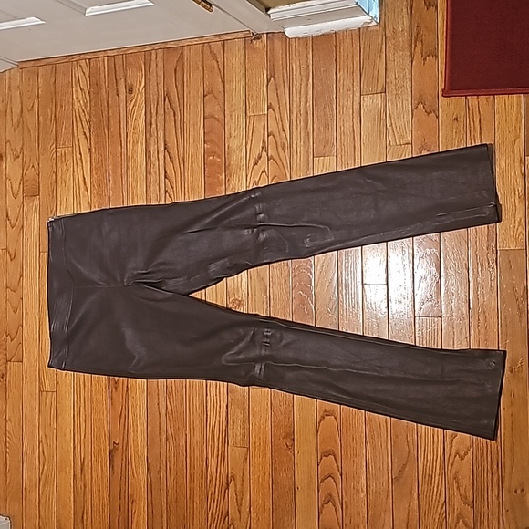 Helmut Lang slit leather pants size 12 wine/oxblood NWOT - Picture 11 of 16